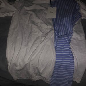 Adorable T-shirt that can be adjustable with tie. Large NWT